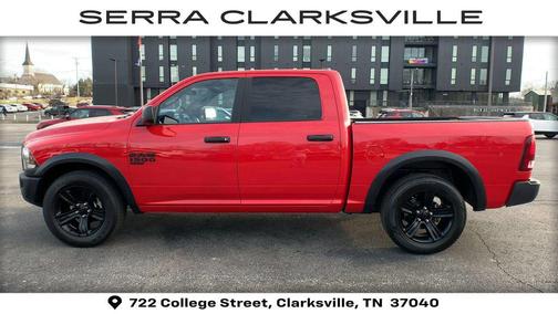 Flame Red Clearcoat 2024 RAM 1500 Classic Warlock Crew Cab 4x2 5'7' Box