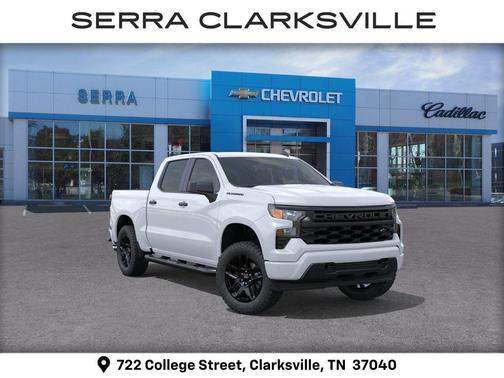 Summit White 2026 Chevrolet Silverado 1500 Custom