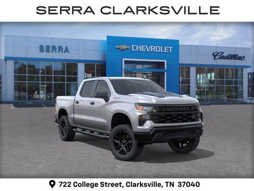Sterling Gray Metallic 2026 Chevrolet Silverado 1500 Custom Trail Boss