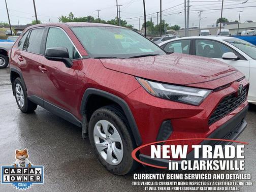 Ruby Flare Pearl 2025 Toyota RAV4 LE