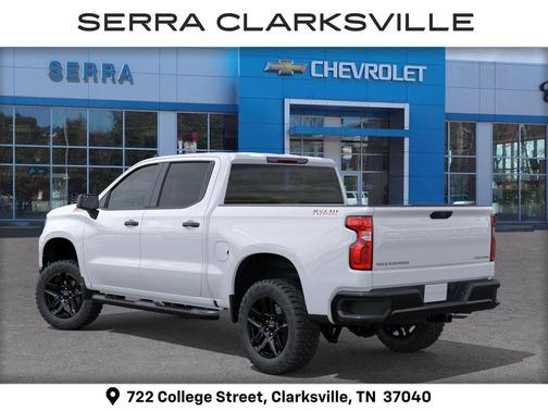 Summit White 2026 Chevrolet Silverado 1500 Custom Trail Boss
