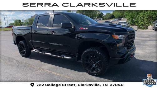 Black 2025 Chevrolet Silverado 1500 Custom Trail Boss