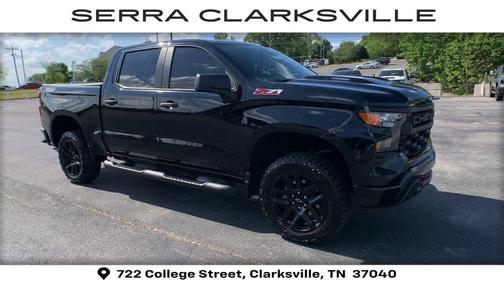 Black 2025 Chevrolet Silverado 1500 Custom Trail Boss