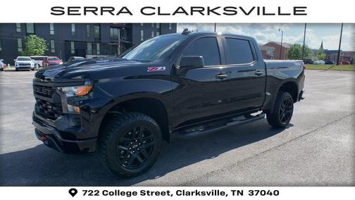 Black 2025 Chevrolet Silverado 1500 Custom Trail Boss