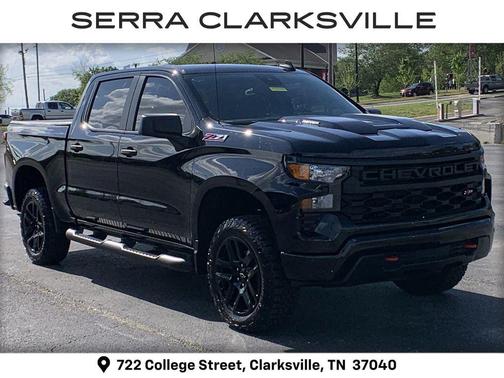 Black 2025 Chevrolet Silverado 1500 Custom Trail Boss