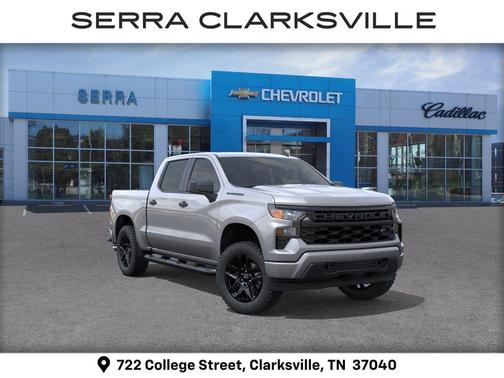 Sterling Gray Metallic 2026 Chevrolet Silverado 1500 Custom