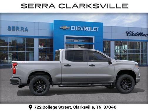 Sterling Gray Metallic 2026 Chevrolet Silverado 1500 Custom