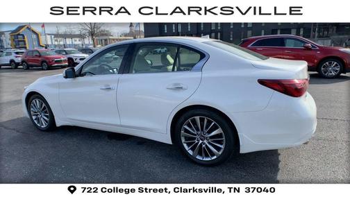 Majestic White 2022 INFINITI Q50 3.0t LUXE