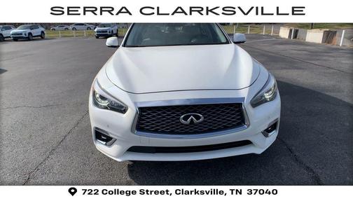 Majestic White 2022 INFINITI Q50 3.0t LUXE