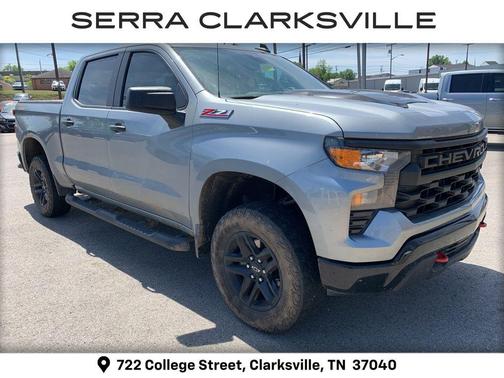 Sterling Gray Metallic 2024 Chevrolet Silverado 1500 Custom Trail Boss