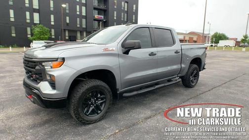 Sterling Gray Metallic 2024 Chevrolet Silverado 1500 Custom Trail Boss