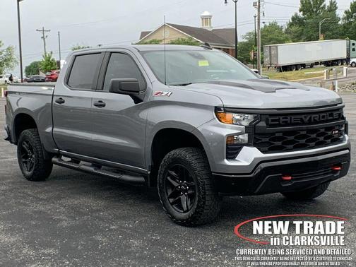 Sterling Gray Metallic 2024 Chevrolet Silverado 1500 Custom Trail Boss