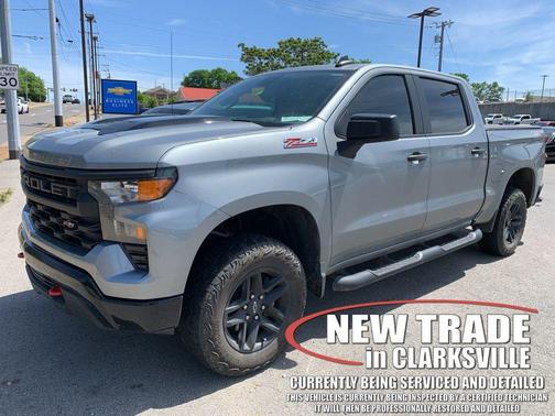 Sterling Gray Metallic 2024 Chevrolet Silverado 1500 Custom Trail Boss