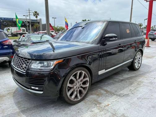 Barolo Black Metallic 2016 Land Rover Range Rover 3.0L Turbocharged Diesel HSE Td6