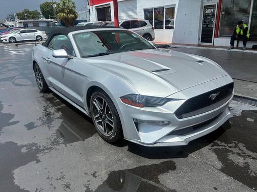 Ingot Silver Metallic 2018 Ford Mustang EcoBoost Premium