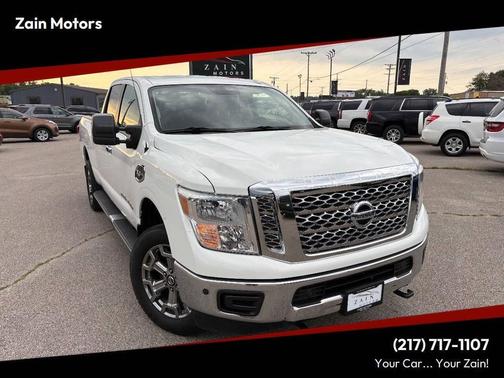 Glacier White 2018 Nissan Titan XD SV