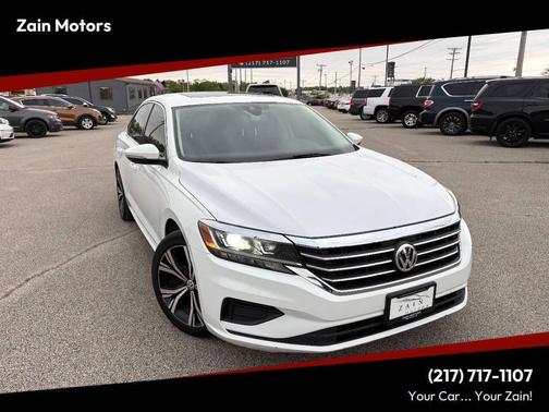 Pure White 2021 Volkswagen Passat 2.0T SE