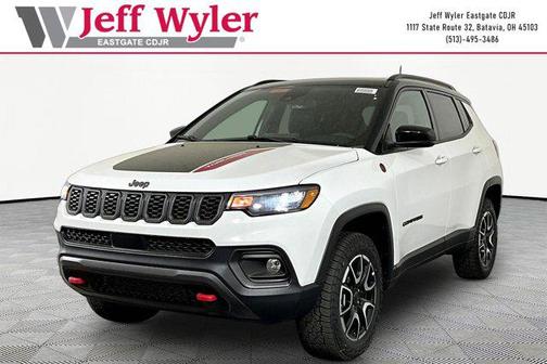 Bright White Clearcoat 2026 Jeep Compass Trailhawk