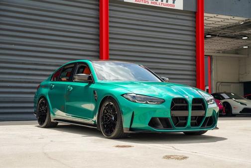 Isle of Man Green Metallic 2023 BMW M3 Competition xDrive