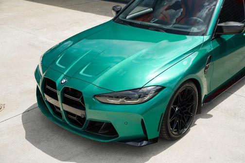 Isle of Man Green Metallic 2023 BMW M3 Competition xDrive