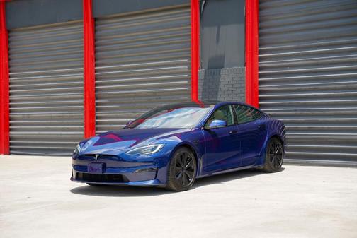 Blue 2023 Tesla Model S BASE