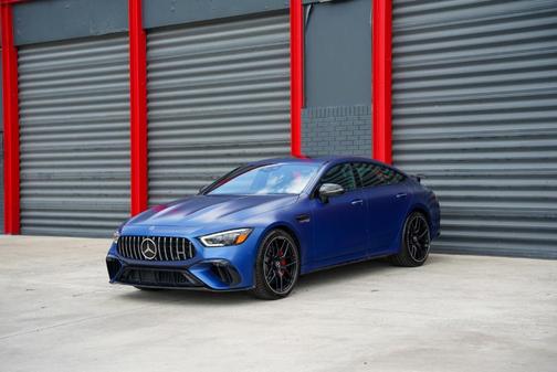 Blue 2023 Mercedes-Benz AMG GT 63 4-Door