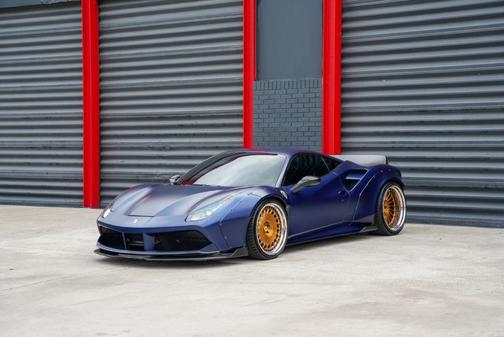 Blue 2017 Ferrari 488 GTB Base