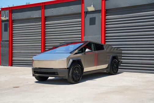 Silver 2025 Tesla Cybertruck Base