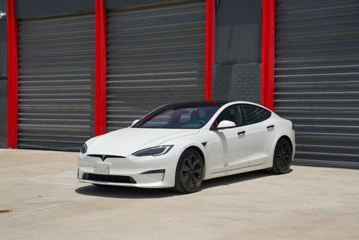 White 2023 Tesla Model S Standard Range