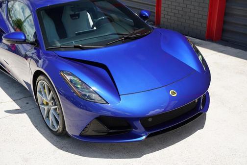Blue 2025 Lotus Emira V6
