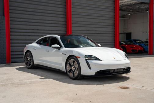 White 2021 Porsche Taycan 4S