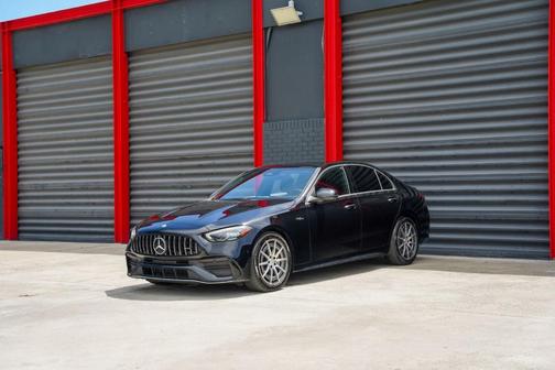 Black 2025 Mercedes-Benz AMG C 43 Base 4MATIC