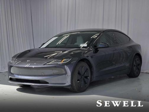 Stealth Gray 2025 Tesla Model 3 Long Range