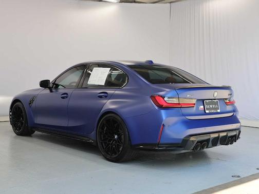 Frozen Portimao Blue Metallic 2024 BMW M3 Competition xDrive