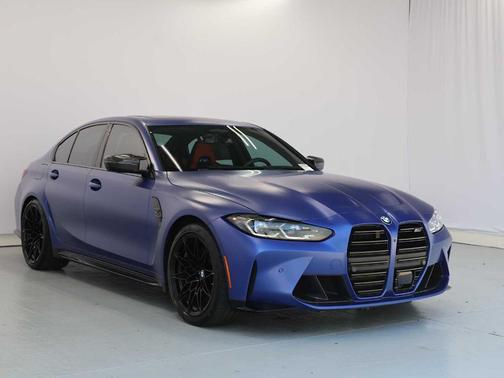 Frozen Portimao Blue Metallic 2024 BMW M3 Competition xDrive
