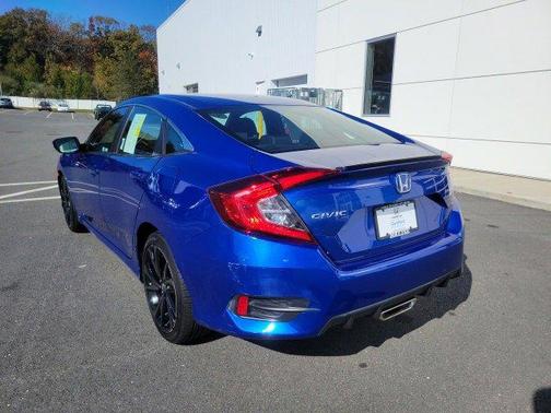 Aegean Blue Metallic 2020 Honda Civic Sport