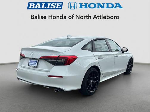 Platinum White Pearl 2024 Honda Civic Sport