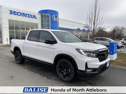 Platinum White Pearl 2026 Honda Ridgeline Black