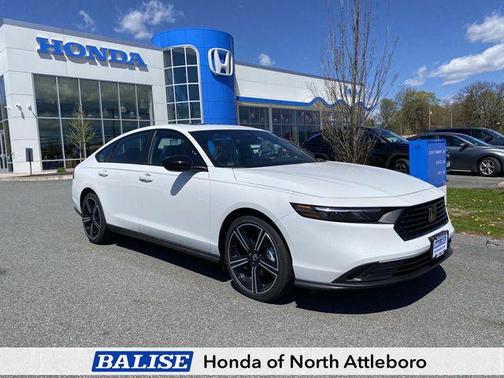 Platinum White Pearl 2026 Honda Accord Hybrid Sport