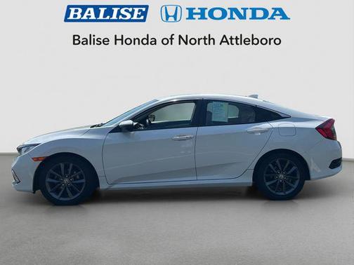 Platinum White Pearl 2021 Honda Civic EX