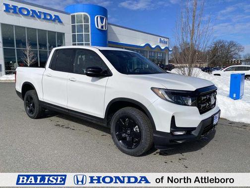Platinum White Pearl 2026 Honda Ridgeline Black