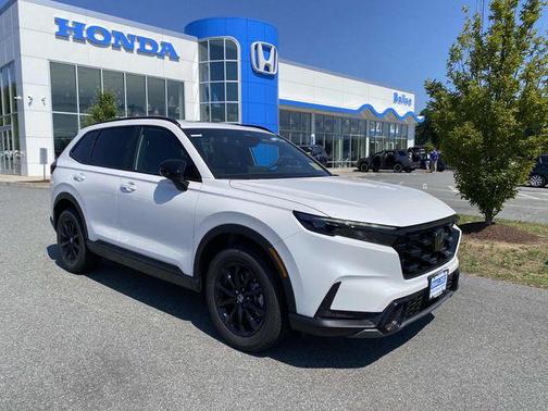 Platinum White 2026 Honda CR-V Hybrid Sport-L AWD