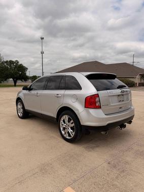 White Platinum Metallic Tri-Coat 2014 Ford Edge Limited