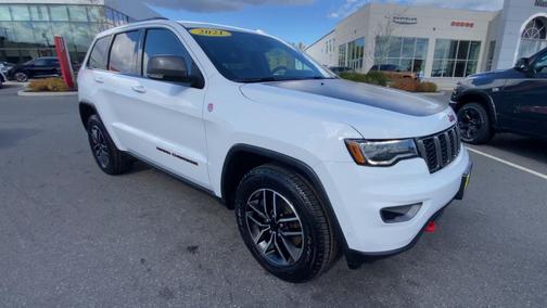 Bright White 2021 Jeep Grand Cherokee Trailhawk