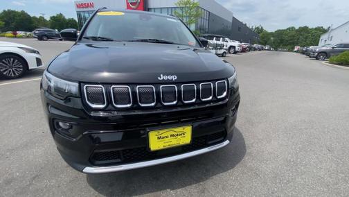 Diamond Black 2022 Jeep Compass Limited