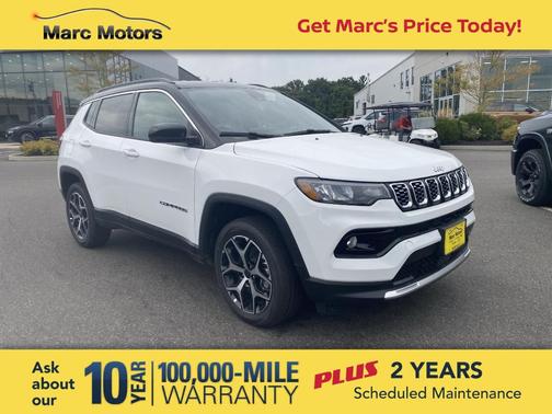 Bright White 2026 Jeep Compass Limited