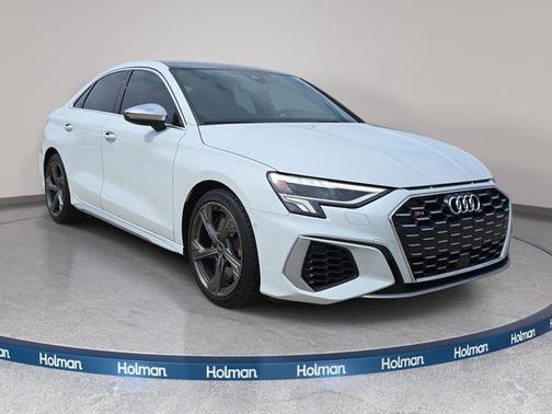 Glacier White Metallic 2023 Audi S3 2.0T quattro Premium
