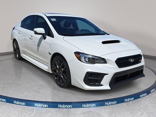 Crystal White Pearl 2020 Subaru WRX STI Limited w/Lip