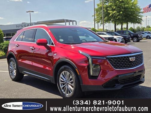 Radiant Red 2025 Cadillac XT4 Premium Luxury