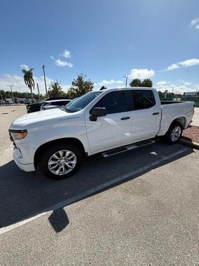 Summit White 2024 Chevrolet Silverado 1500 Custom